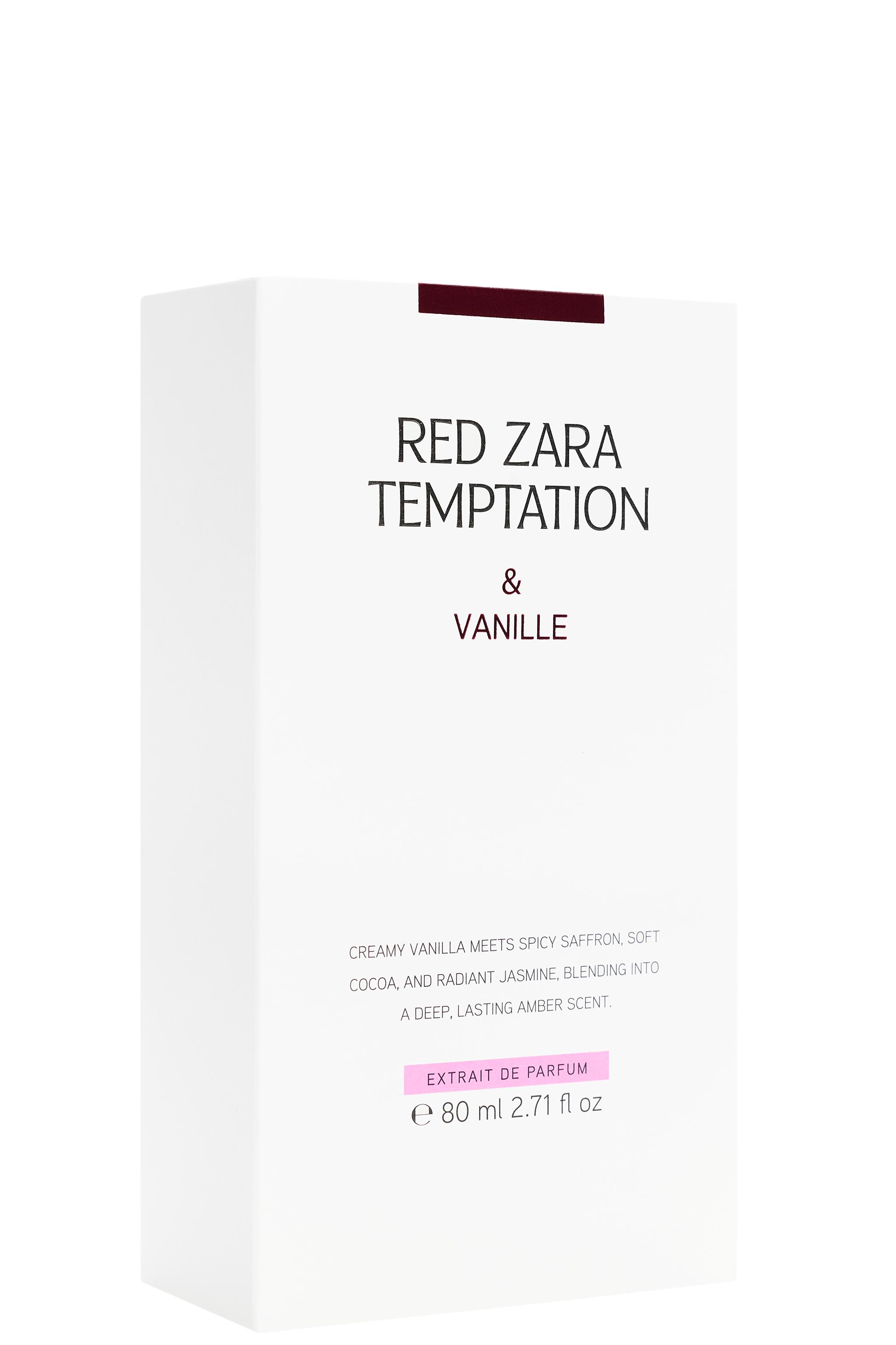 RED ZARA TEMPTATION & VANILLE EXTRAIT DE PARFUM 80ML (2.71 FL. OZ).